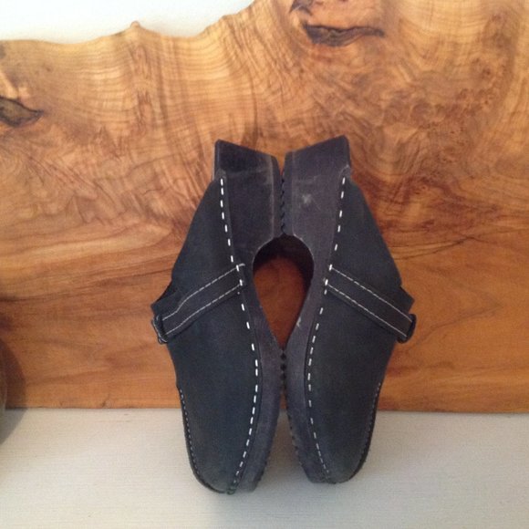 Women's Hanna Andersson Clogs, EUR size 39, US size 8, suede black - Picture 4 of 4